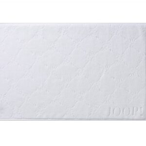 Joop! Badematte Duschvorleger Badvorleger Uni Cornflower 1670-600 Weiß 50x80